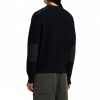 Foto van Moose Knuckles Heren Trui Zwart M35MK667G/292 Elowan Crew Neck Gold