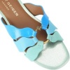 Foto van Kurt Geiger Dames Slipper Blauw 5595289129/89 Sun Wave
