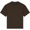 Foto van Tria D'oro Heren T-shirt Bruin LFT/BRWN Loose Fit 