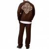 Foto van Equalite Heren Broek Bruin EQ.25.8.7.4/140 Fluffy Knit Pants
