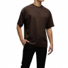 Foto van Tria D'oro Heren T-shirt Bruin LFT/BRWN Loose Fit 