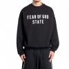 Foto van Fear Of God Essentials Heren Trui Zwart Crewneck Black/White