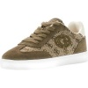 Foto van Guess Dames Sneaker Groen FLTJACLEA12/BEI Miram