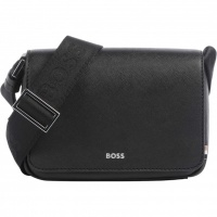 Boss Heren Tas Zwart 50552511/001 Zair_Flap Crossbody