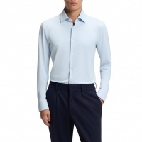 Boss Heren Overhemd Blauw 50555747/450 P Hank S K