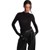 Unique The Label Dames Top Zwart 2512-08/BLK Sara Bodysuit