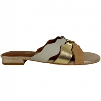Kurt Geiger Dames Sandaal Goud 5595266129/66 Sun Wave
