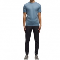 Tria d'oro Heren T-shirt Blauw TD1000/BLU Slim Fit T-Shirt