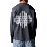 The Couture Club heren T-shirt grijs TCCM3190 Motion Blurred