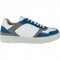 Mallet London Heren Sneakers Wit TE1080/GRYBLU Barnsley