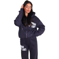 Unique The Label Dames Vest Blauw 2510-12/DDN Joleen