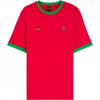 Boss Heren T-Shirt Rood 50562134/647 Ts Bb Bc Lux