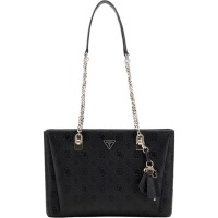 Guess Dames Tas Zwart HWPD7764230/Blo Tisha 3 Comp Tote