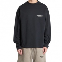 Fear Of God T-shirt Zwart Classic Long Sleeve Jet Black