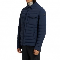 Moose Knuckles Heren Overshirt Blauw M35MJ183/833 Lennox Shirt Jacket