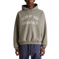 Fear Of God Heren Trui Grijs FW25/GRE Fleece Hoodie