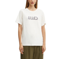 Liu Jo Dames T-shirt Wit TF4020-JS923/N9742