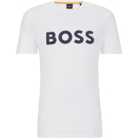 Boss Heren T-shirt Wit 50481923/100 Thinking