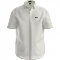 Boss Heren Overhemd Wit 50565855/100 GOC Swing S