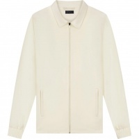 Tria d'Oro Heren Jas M-SS25-TJC/Creme Tracksuit Jacket with Collar