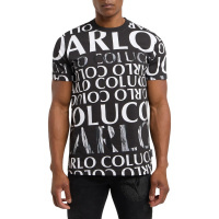 Carlo Colucci Heren T-shirt Zwart C3044/201