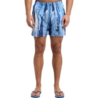 Carlo Colucci Heren Korte Broek Blauw C2644/151