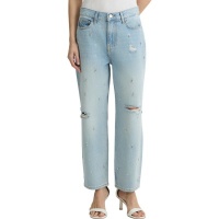 Liu Jo Dames Jeans Blauw UA5199-D4990/78842 Pant.Zebra Straight H.W.