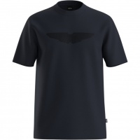 Boss Heren T-Shirt Blauw 50559765/404 C Taut Am