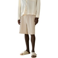The Couture Club Heren Korte Broek Bruin TCCM3086 Smart Bermuda