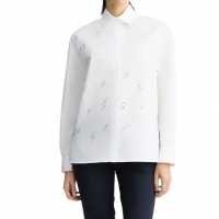 Liu Jo Dames Blouse Wit WA5181-TS246/T9438 Ecs Camicia Pop M/L