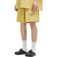 Fear Of God Korte Broek Geel Jersey Amber