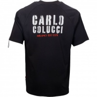 Carlo Colucci Heren T-shirt Zwart C3544/20