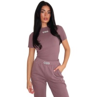 Unique The Label Dames Shirt Bruin 2510-02/MUS Nena Short Sleeve