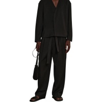 The Couture Club Heren Broek Zwart TCCM3087 Smart Barrel