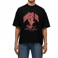 Equalite Heren T-shirt Zwart EQ.25.2.6.18/200 Eagle Boxy Tee