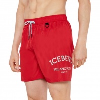 Iceberg Heren Korte Broek Rood ICE25MBM01