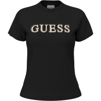 Guess Dames T-shirt Zwart V6BI06-K6273/JBLK Fausta