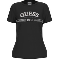 Guess Dames T-shirt Zwart V6RI16-I3Z14/JBLK Alda Cn Ss T-Shirt