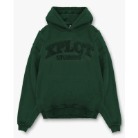 Xplct Heren Trui Groen MINER HOODIE GREEN