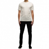 Tria D'oro Heren T-shirt Wit TD1000/WHT Slim Fit T-Shirt