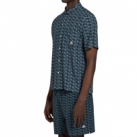 Moose Knuckles Heren Overshirt Blauw M15MT709H/1178 The Bay Shirt