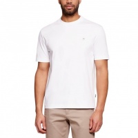 Boss Heren T-Shirt Wit 50555844/100 C Taut