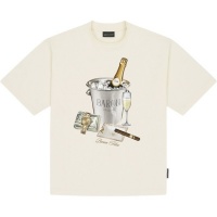 Baron Filou Heren T-shirt Wit Oversized Baron Beach Bill