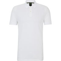 Boss Heren Polo Wit 50507583/50494359/100 Pio 1