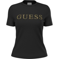 Guess Dames T-shirt Zwart V6RI20-J1314/JBLK Octavia Rn Ss T-Shirt
