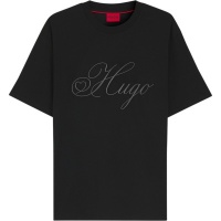 Boss Heren T-Shirt Zwart 50557058/001 Dalent