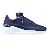 Benjamin Berner Heren Sneaker Blauw BNJ0118 HECTOR PYTHON NAVY