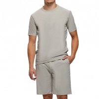 Tria d'Oro Heren T-shirt M-SS25-TRT/Sand Travel