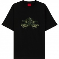 Boss Heren T-Shirt Zwart 50544543/001 Denrith