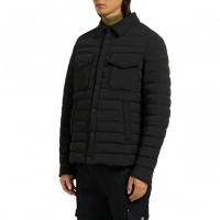 Moose Knuckles Heren Overshirt Zwart M35MJ183/292 Lennox Shirt Jacket